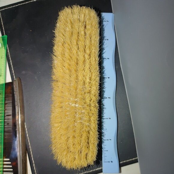 Antique Arts Crafts Lebolt 925 Sterling Hammered Silver Vanity Set Mirror Brush - Picture 15 of 16